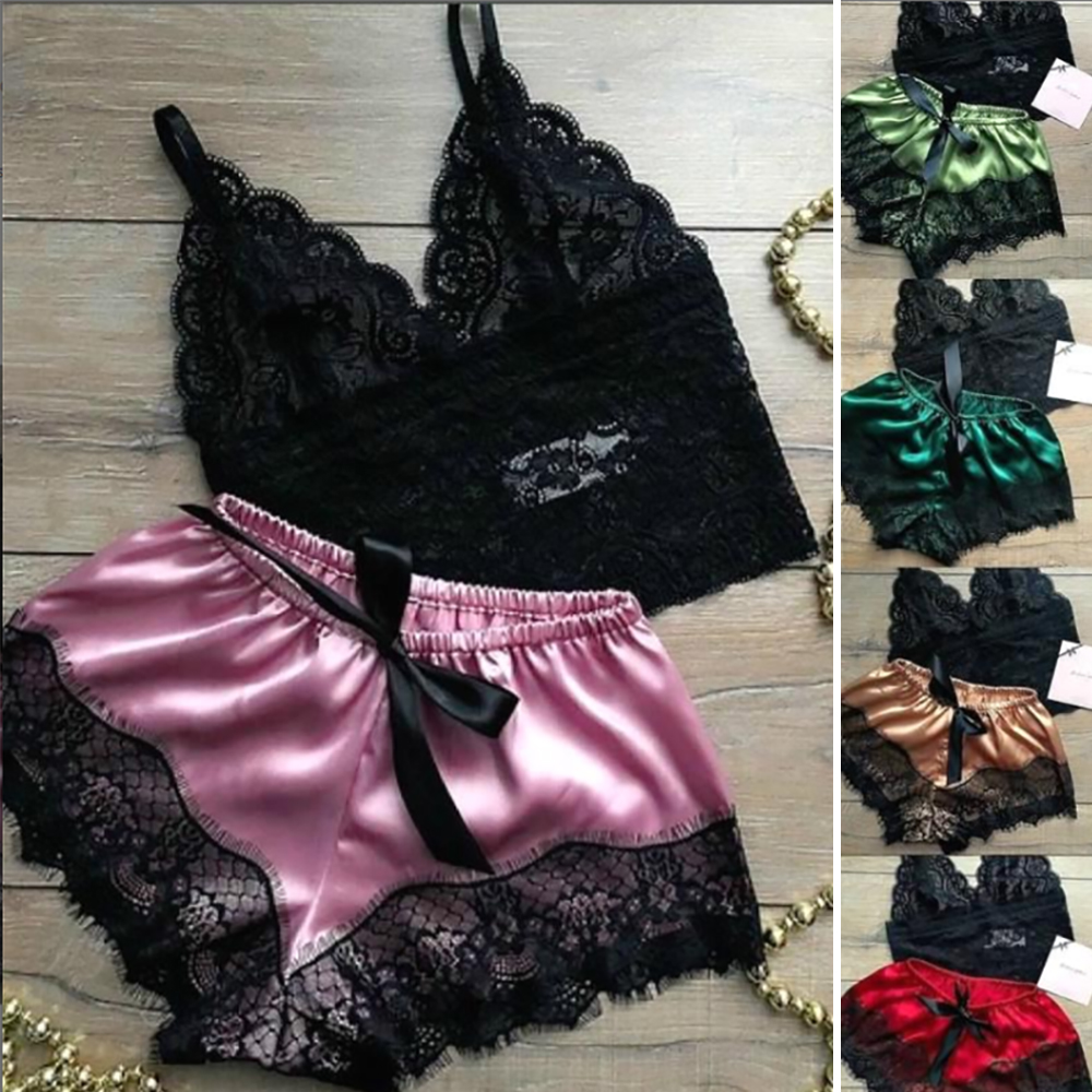 Stylish Strap Sexy Costume Transparent Sexy Pajamas for Women Girls Dark green XL โ image 2