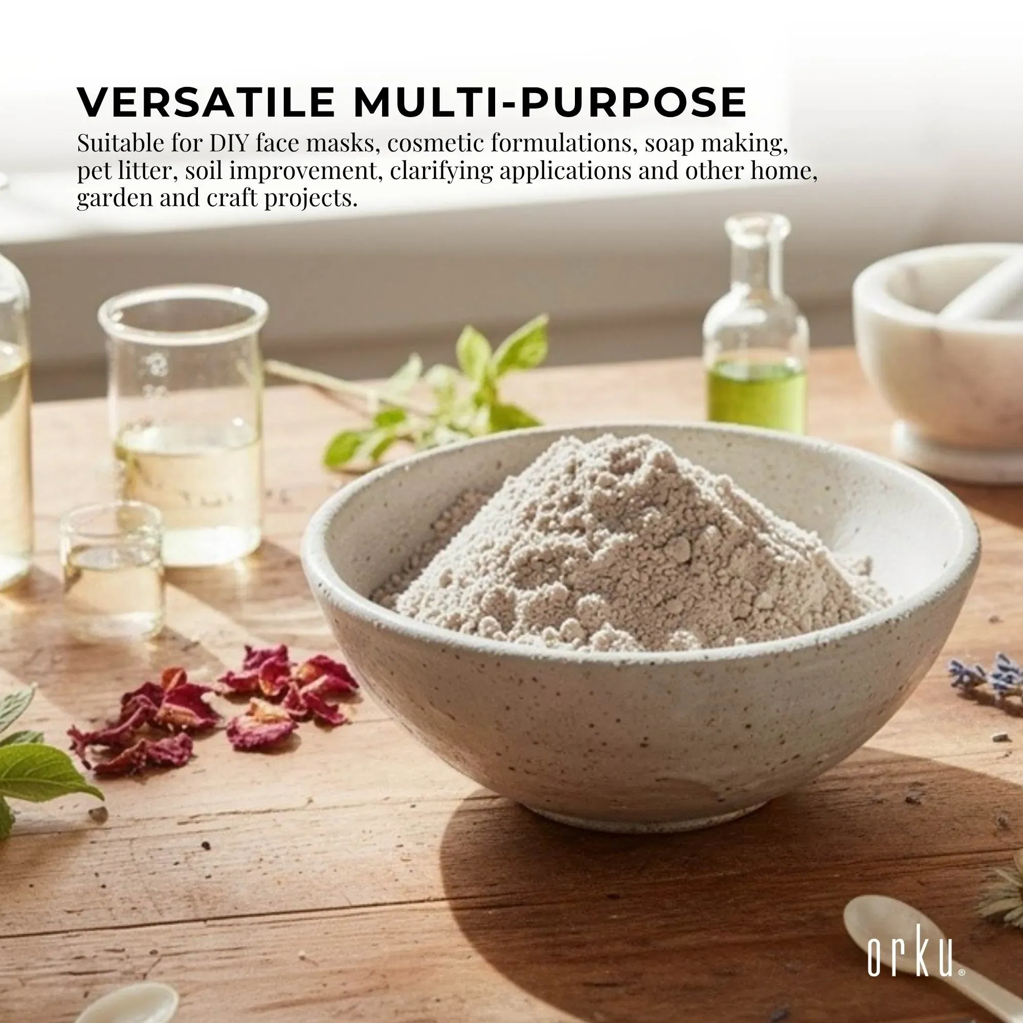 Orku 400g Organic Bentonite Clay Powder Cosmetic Grade Montmorillonite โ image 5