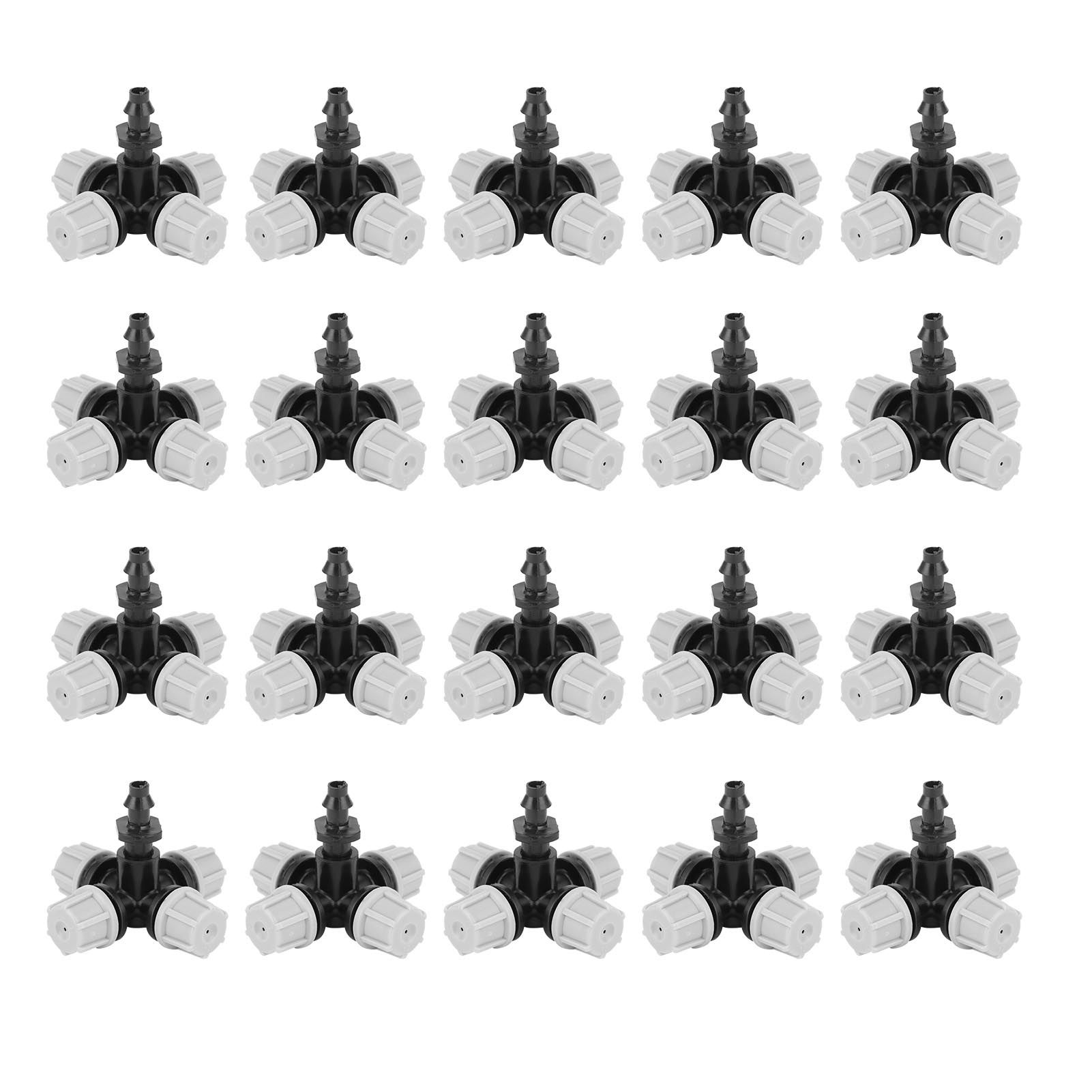 20PCS Cross Misting Sprinkler with Barbed Connector Garden Irrigation Accessories Fittings — image 2