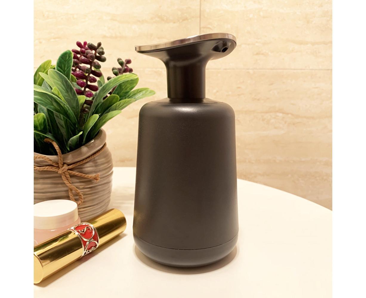 Bathroom Kitchen Lotion Shampoo Liquid Soap Dispenser Plastic Storage Bottle-Black — image 3