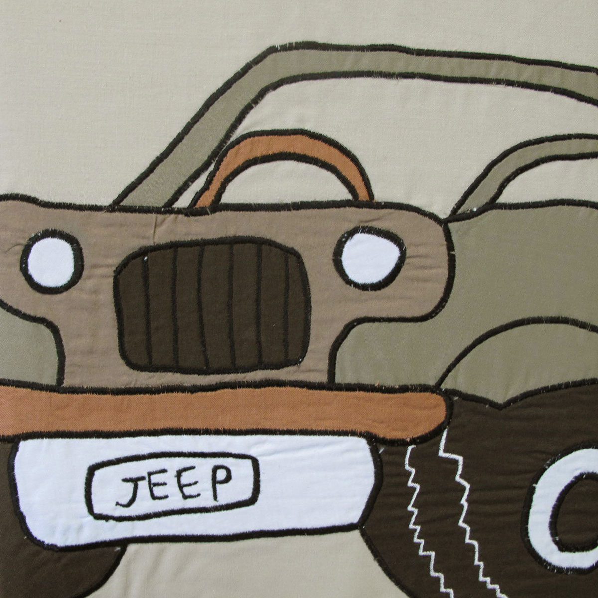 Jeep Classics Embroidered Quilt Cover Set Single — image 3