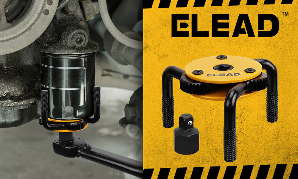 ELEAD 3" to 5-1/2" Oil Filter Wrench Set Oil Filter Removal Tool Automotive Use — image 3