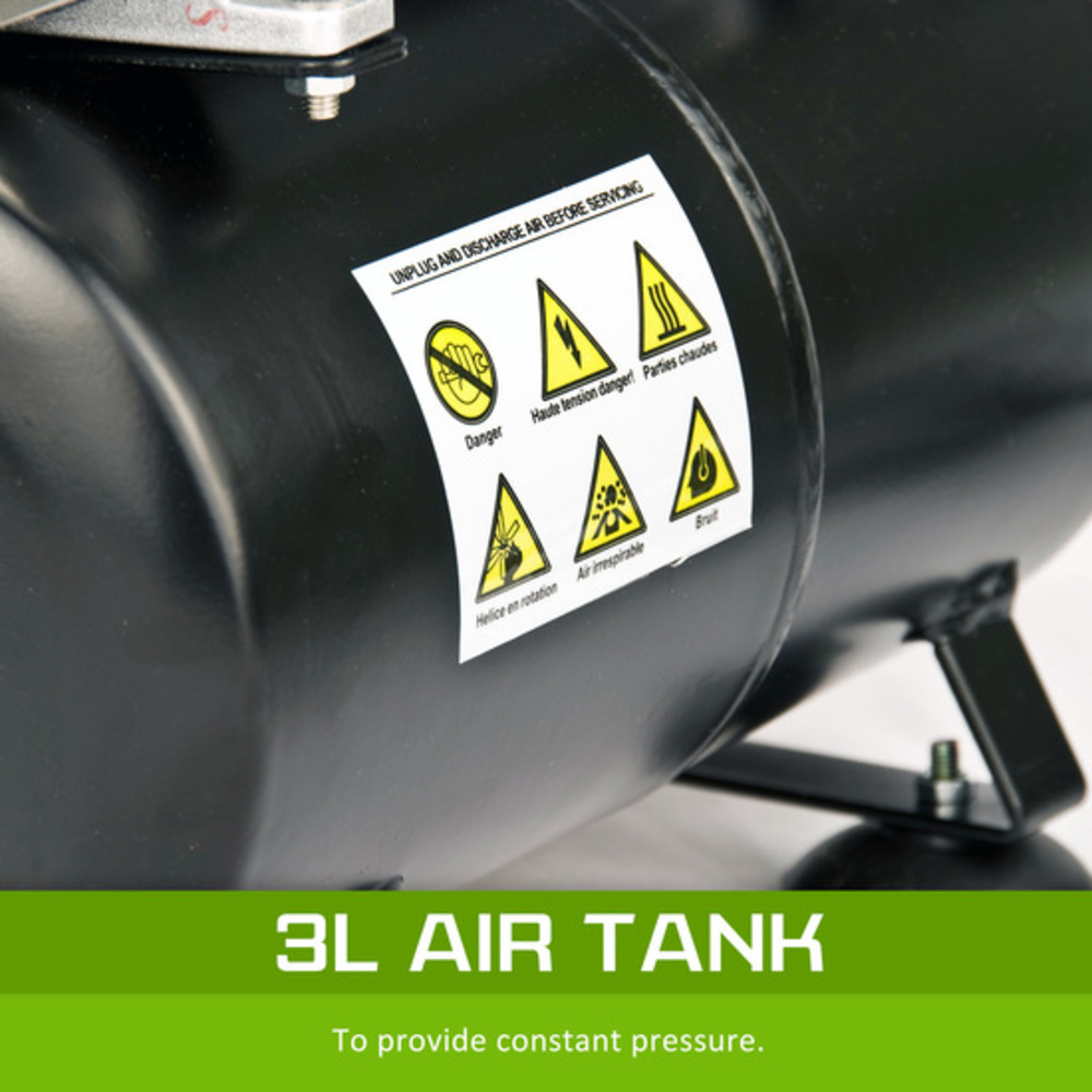 Air Brush Compressor for Air Brush Spray 1/6HP 3L — image 5