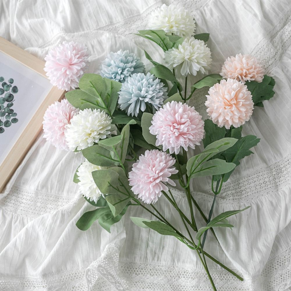 Artificial Hydrangea, Pink Sweet Decor, 7 Pack — image 4