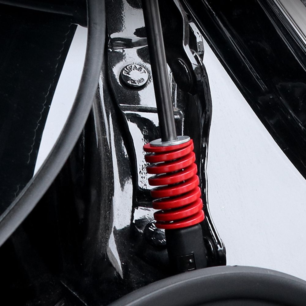 6PCS Spring Mod Kits Modification Spring Parts Accessories red Trunk Tailgate Strut Support Spring,OD Spiral Stamping Compression Spring Replacement Model 3 — image 4