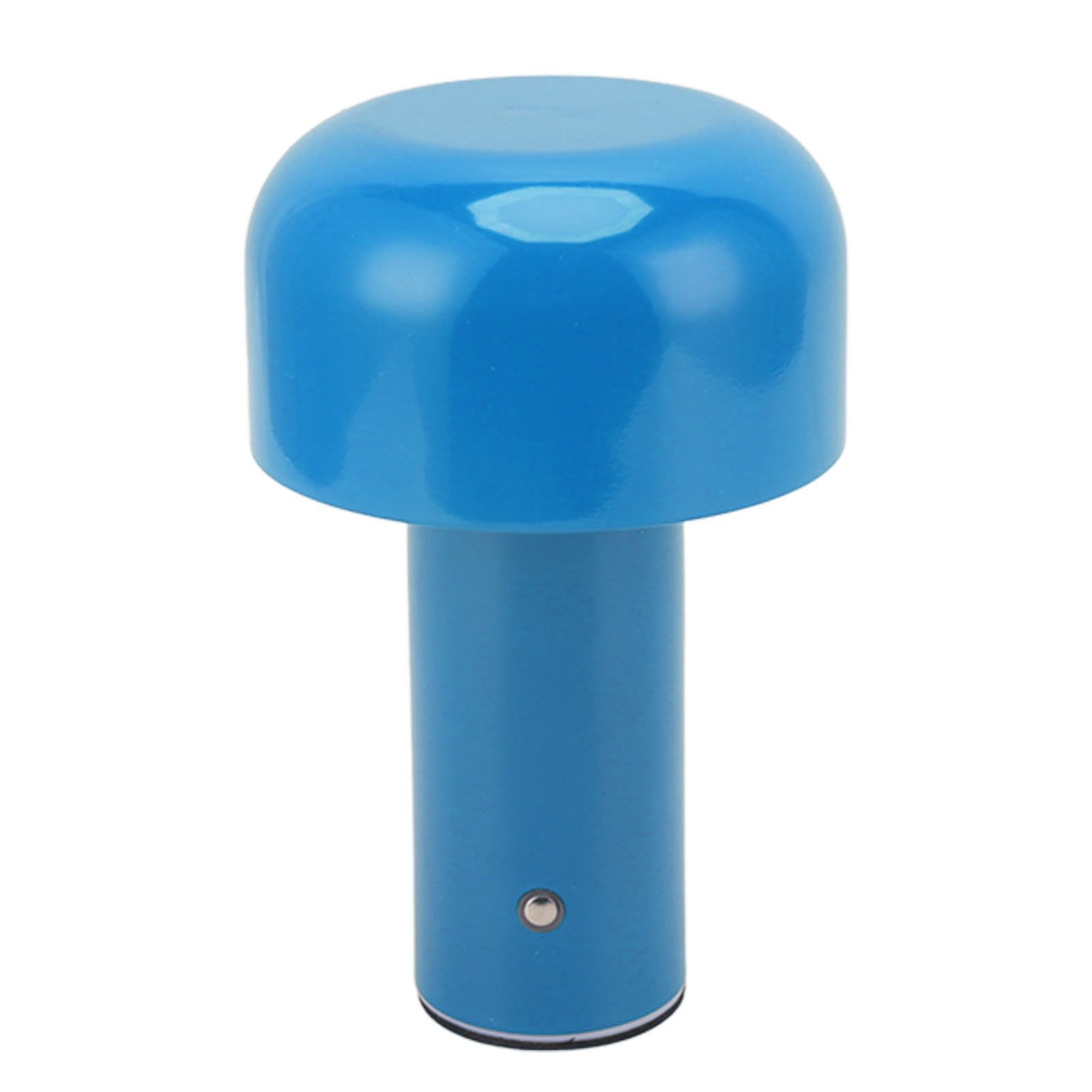 LED Desk Lamp Mushroom Design USB Charging 3 Color Temperature Touch Table Light for Restaurant Study Blue — image 5