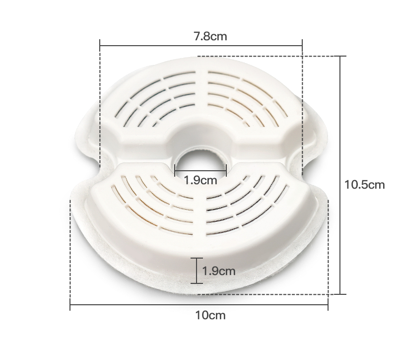 YES4PETS 8 x Pet Dog Cat Water Fountain Replacement Filters Activated Carbon Ion Exchange Triple Filtration Dispenser — image 3