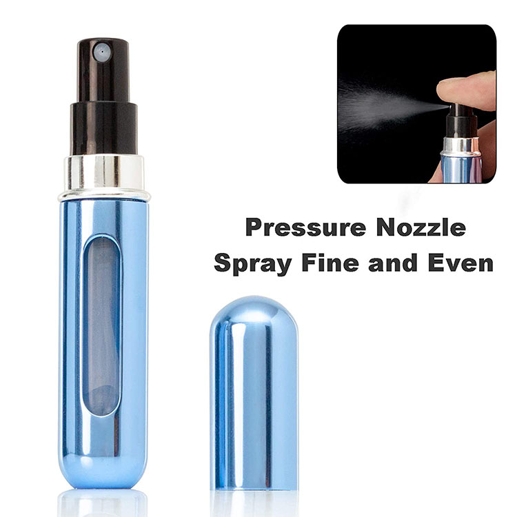 5-Pcs Pink 5ml Refillable Perfume Atomizer Portable Bottom Fill Travel Spray Bottle for Fragrance and Aftershave Australian Travel Essential โ image 3