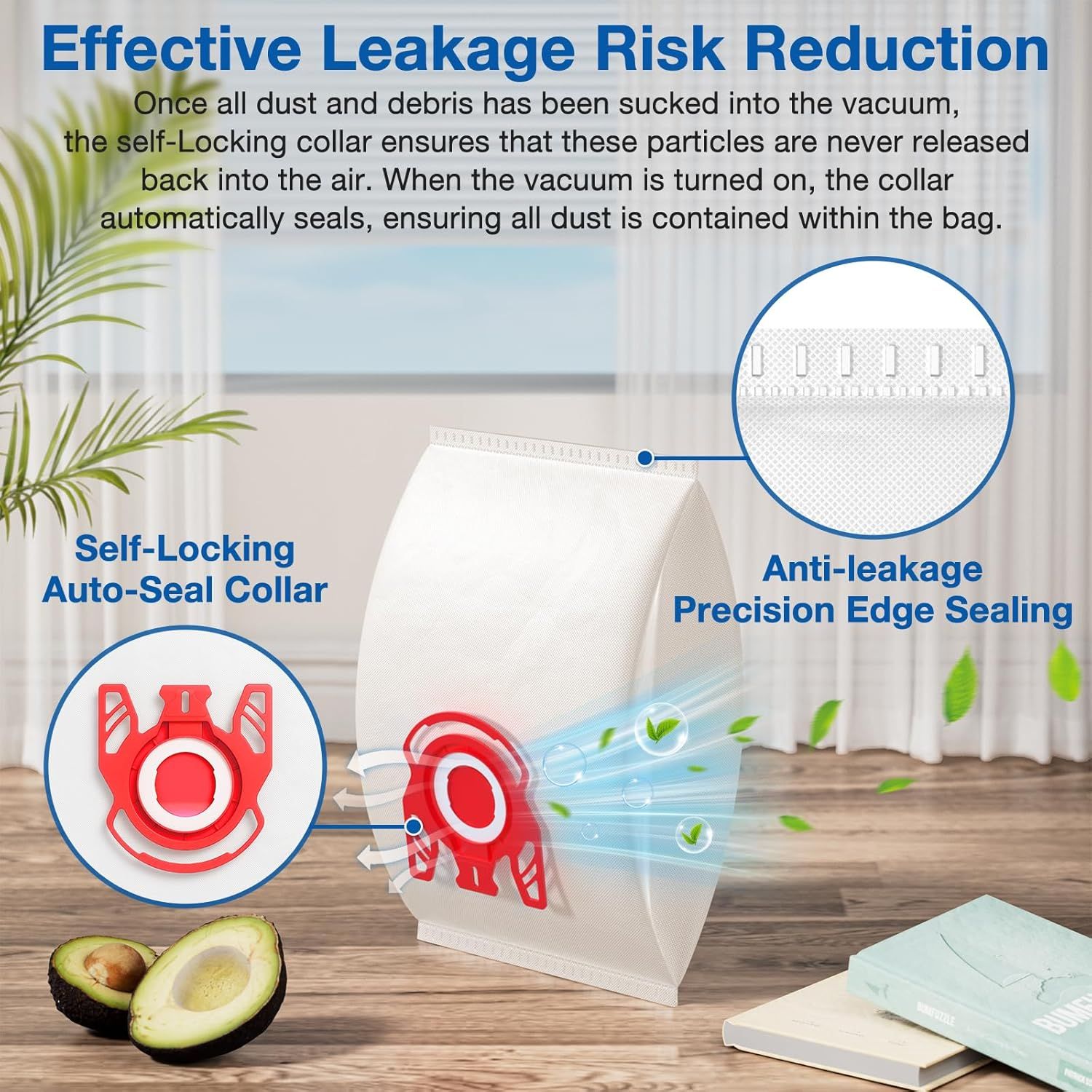 20 Pack 3D Airclean JM Vacuum Cleaner Bags Compatible with Miele JM Vacuum Cleaner, Compact C1, Compact C2, Complete C1, S241, S290, S300i, S500, S700, S4, S6 — image 6
