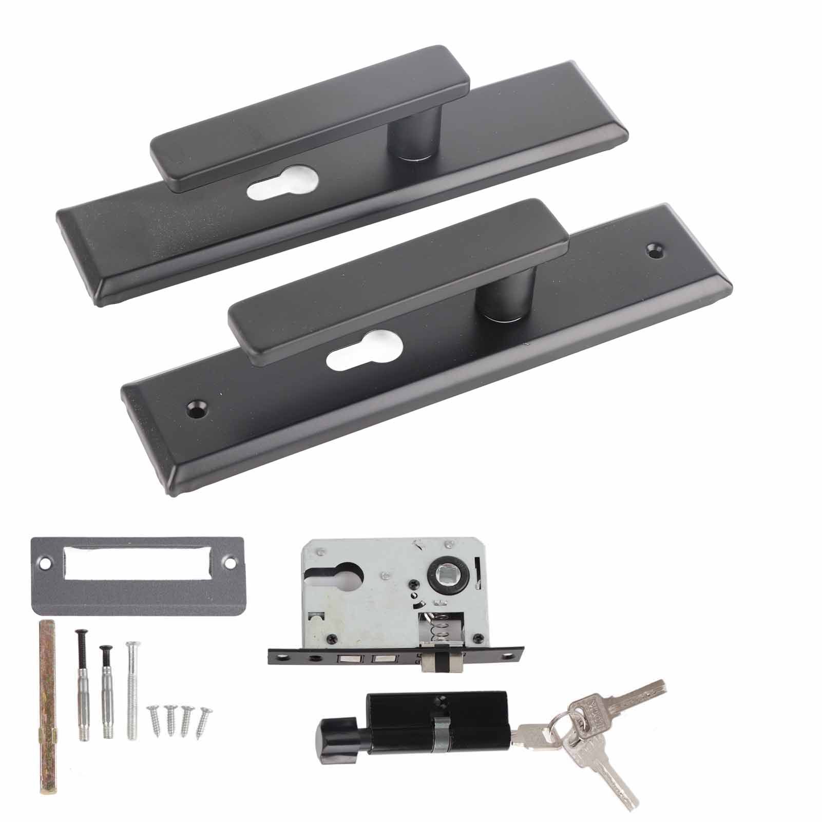 Universal Door Handle Lock Set Aluminum Alloy Mute Bedroom Door Lock for Home Household โ image 3