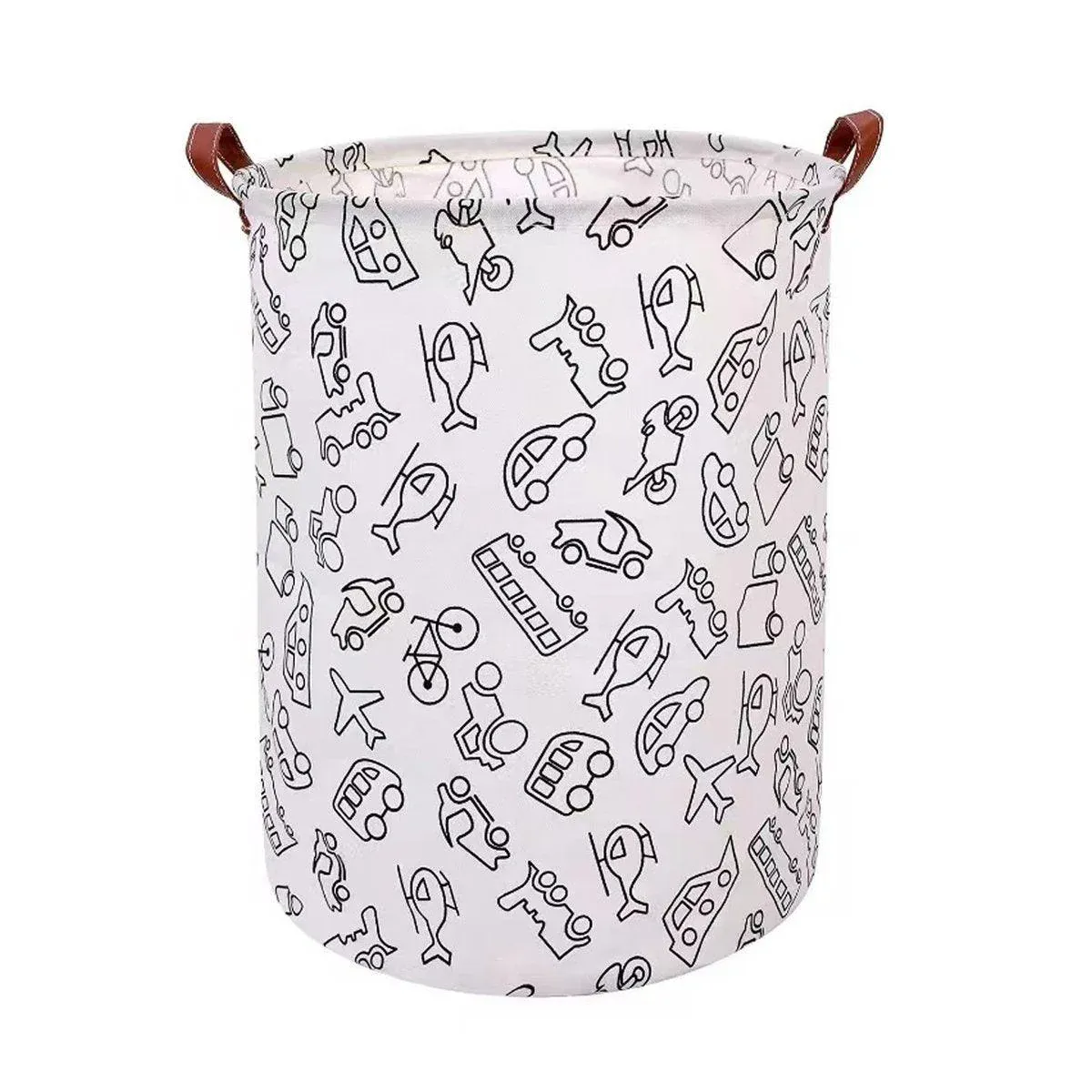 Foldable Laundry Basket Dirty Clothes Hamper Toy Storage Organizer Storage Bin - Cars
