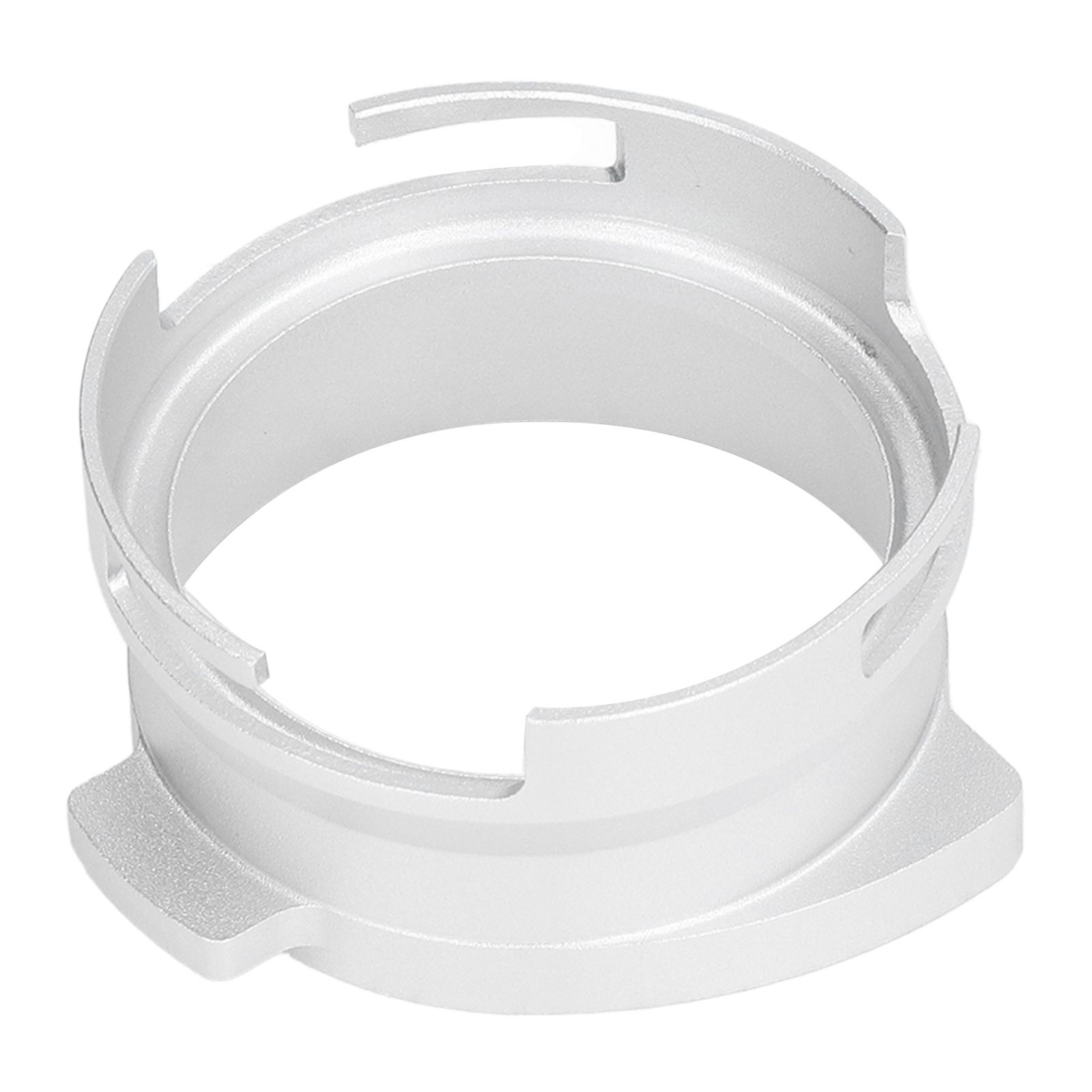 54mm Coffee Portafilter Dosing Funnel Aluminum Alloy Rotatable Dosing Funnel for Coffee Machine Silver โ image 3