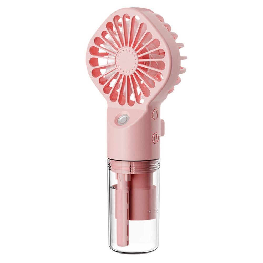 Handheld Misting Fan - Portable Rechargeable Spray Cooling Fan for Home & Office White โ image 6