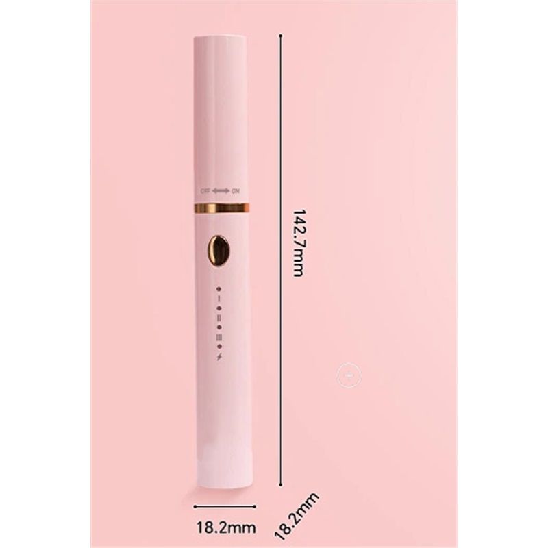 360° Heated Lash Brush Rechargeable with 3 Brush Heads & 3 Temp & 5s Fast Heating【Lengthen/Define/Curler】 3-in-1 Lash Curler for All Types of Lashes 【pink】 — image 5