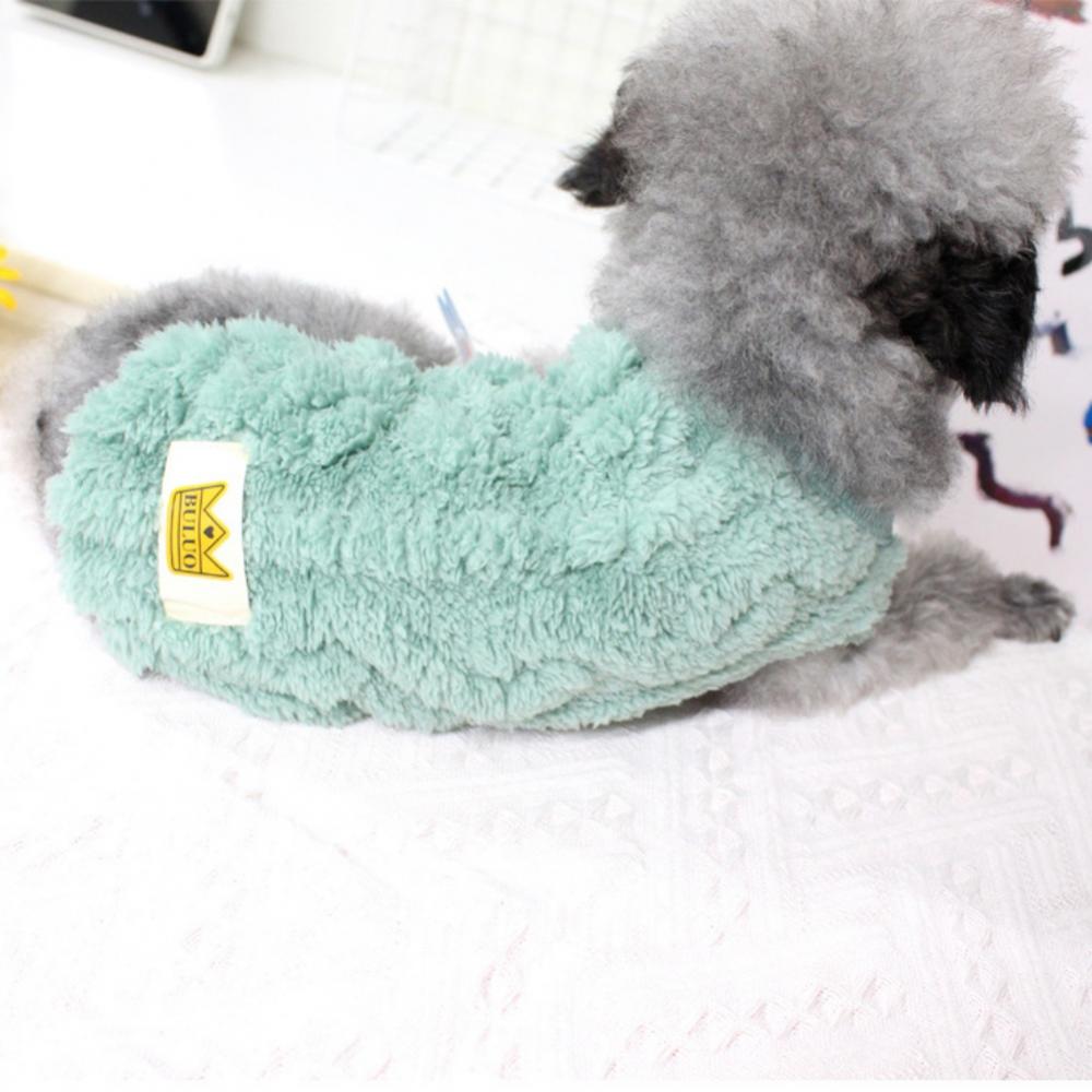 Cat Sweaters Kitty Sweater for Cats Knitwear,Small Dogs Kitten Clothes Male and Female,High Stretch,Soft,Warm Dog Clothes for Small Dog and Cat Winter L Green — image 3
