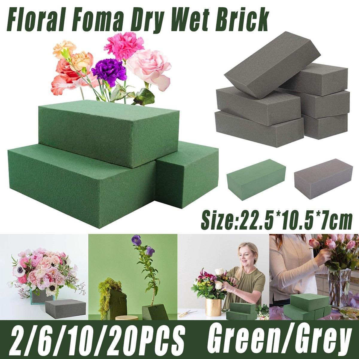 Floral Foam Blocks for Dry Wet Artificial Flower Arrangements Florist Supplies - Wet 2PCS — image 2