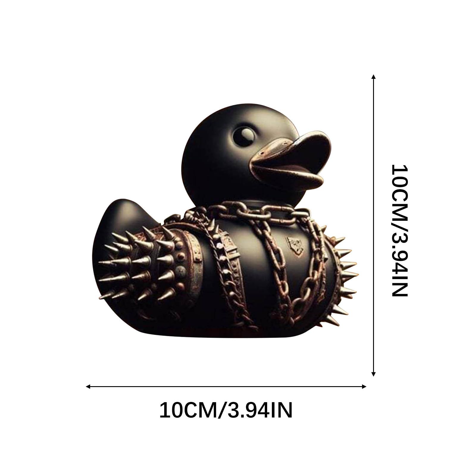 Duck,Dark Punk Gothic Style Ducks,Handsome and Unique Duck Decorative Ornaments for Bars,Cabinets,Desktops,Cars — image 3