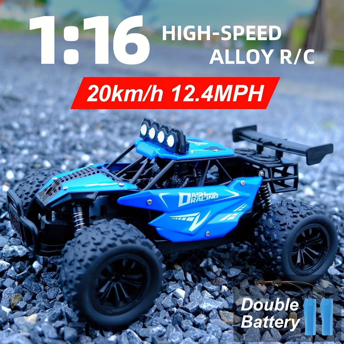 1:16 metal RC car, high-speed drifting, off-road racing car, boys toy car, 2.4GHz remote control, outdoor play toy, drift car, remote control car for kids โ image 5