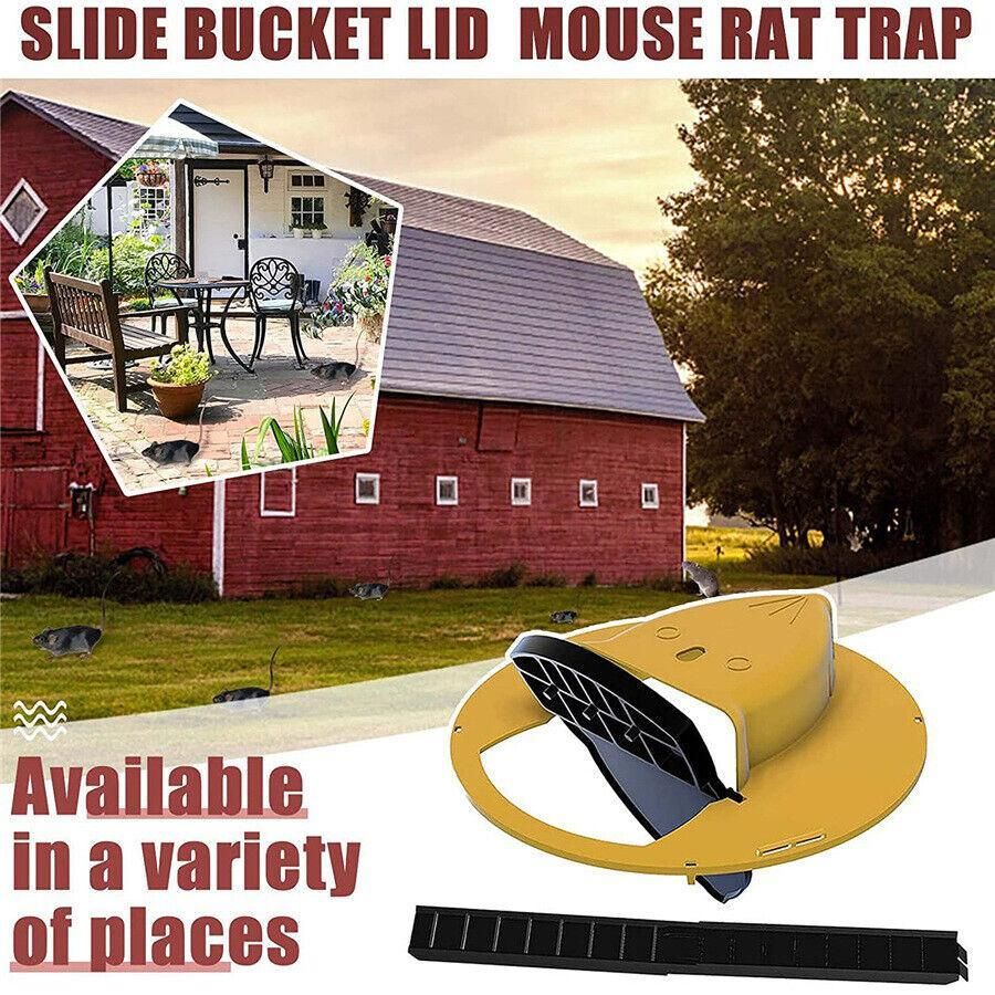 Mouse Trap Flip N Slide Bucket Lid Mouse Rat Trap With Ladder Mousetrap Catcher - Flip N Slide Bucket *1 — image 2