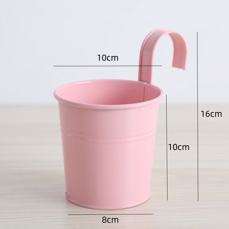 Wall Mounted Potted Plant Flowerpot Garden Wall Hanging Planter Detachable Hook Small Flower Container Wall Decoration Detachable — image 5