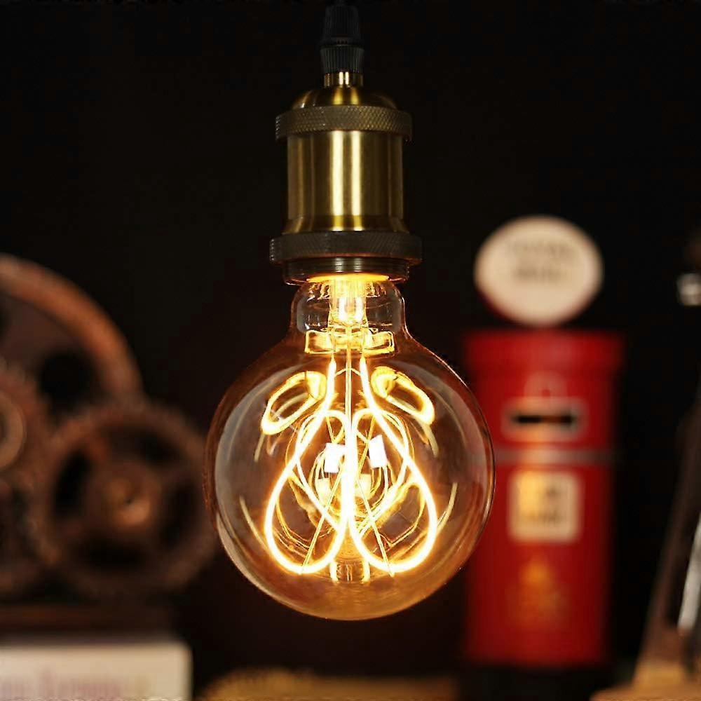 Vintage Edison G95 LED Bulb 4W Dimmable Warm Decorative E27 Heart Shape โ image 4