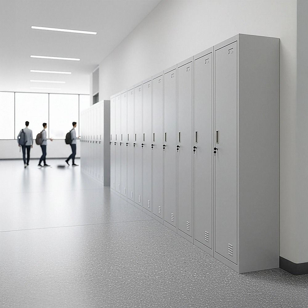 One-Door Office Gym Shed Clothing Locker Cabinet — image 2