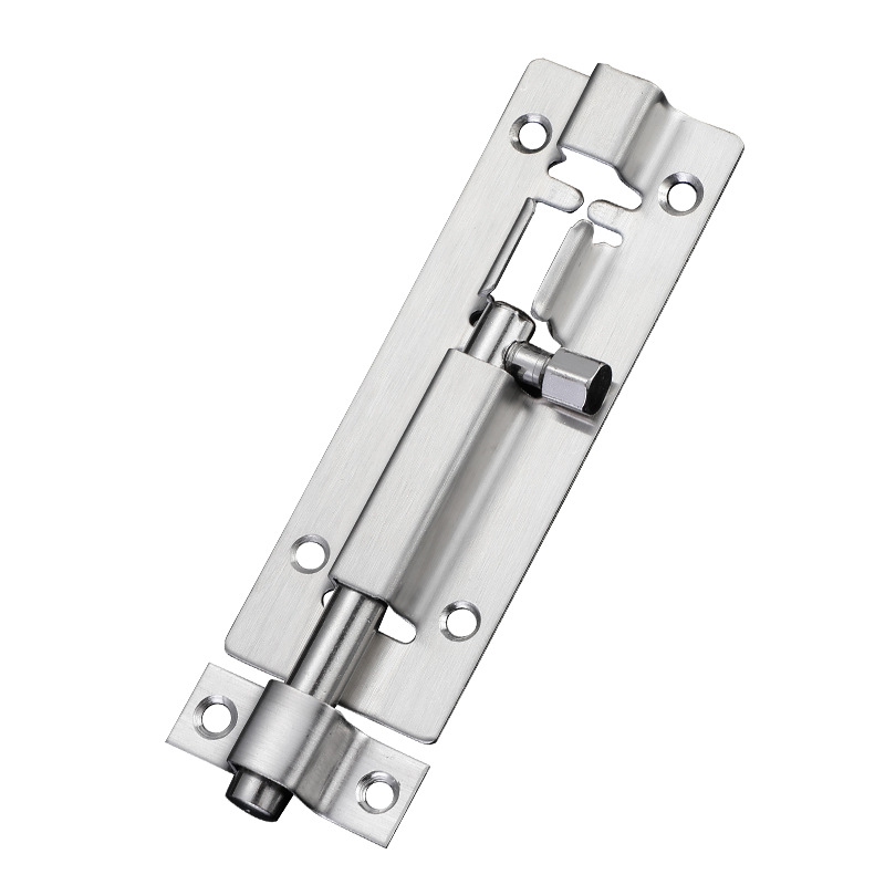 304 Stainless Steel Sliding Door Latch with Screws, 97 mm Bolt Lock for Bathroom, Bedroom, Shed, Cabinet and Garden Gate