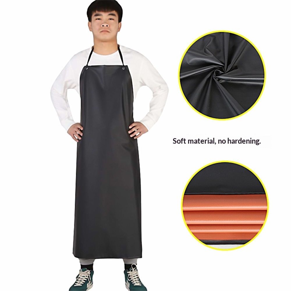 Waterproof Apron with Long Sleeves and sleeve protectors, Safety Apron Work Uniform for Men & Women, Chemical Resistance Anti-Tear Apron โ image 3