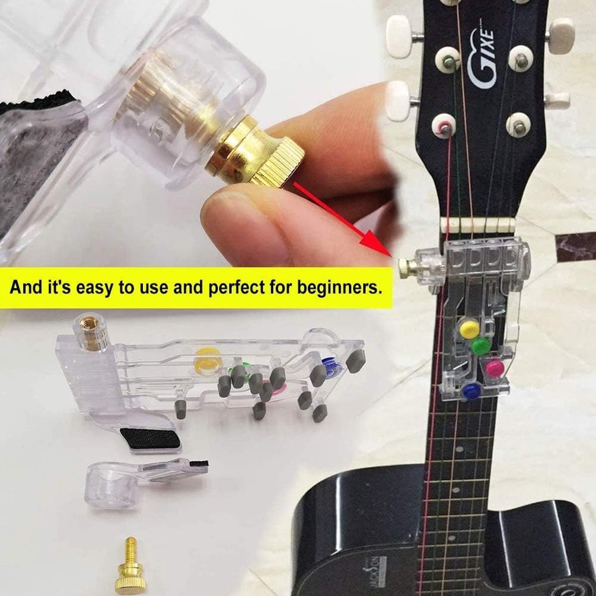 Classical Chord Learning Buddy, Chord Playing Assistant, Guitar Scale Fretboard Notes Sticker for Bonus, Best Study and Learning System for Guitar Lover — image 3