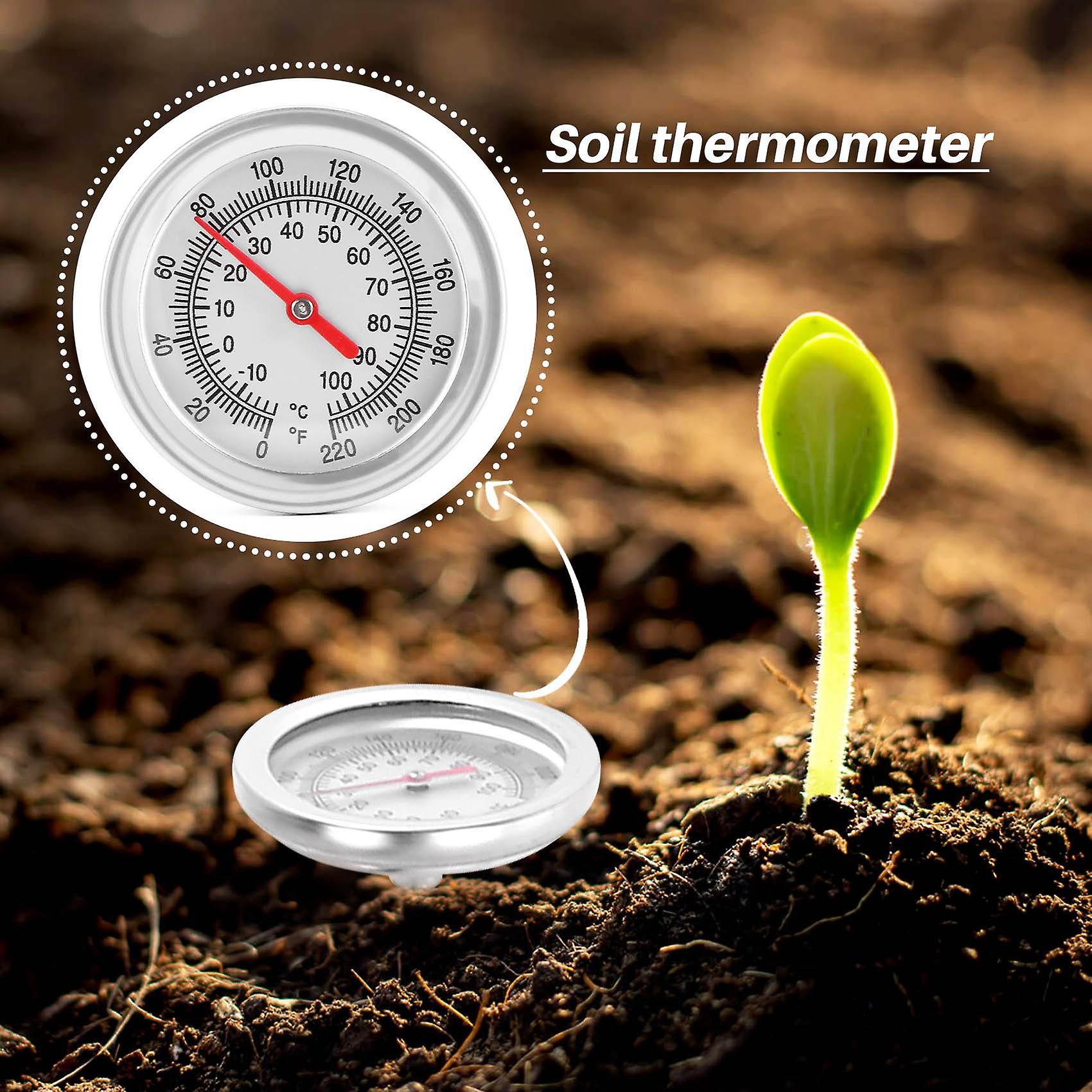 Compost soil thermometer 50 cm length stainless steel — image 4