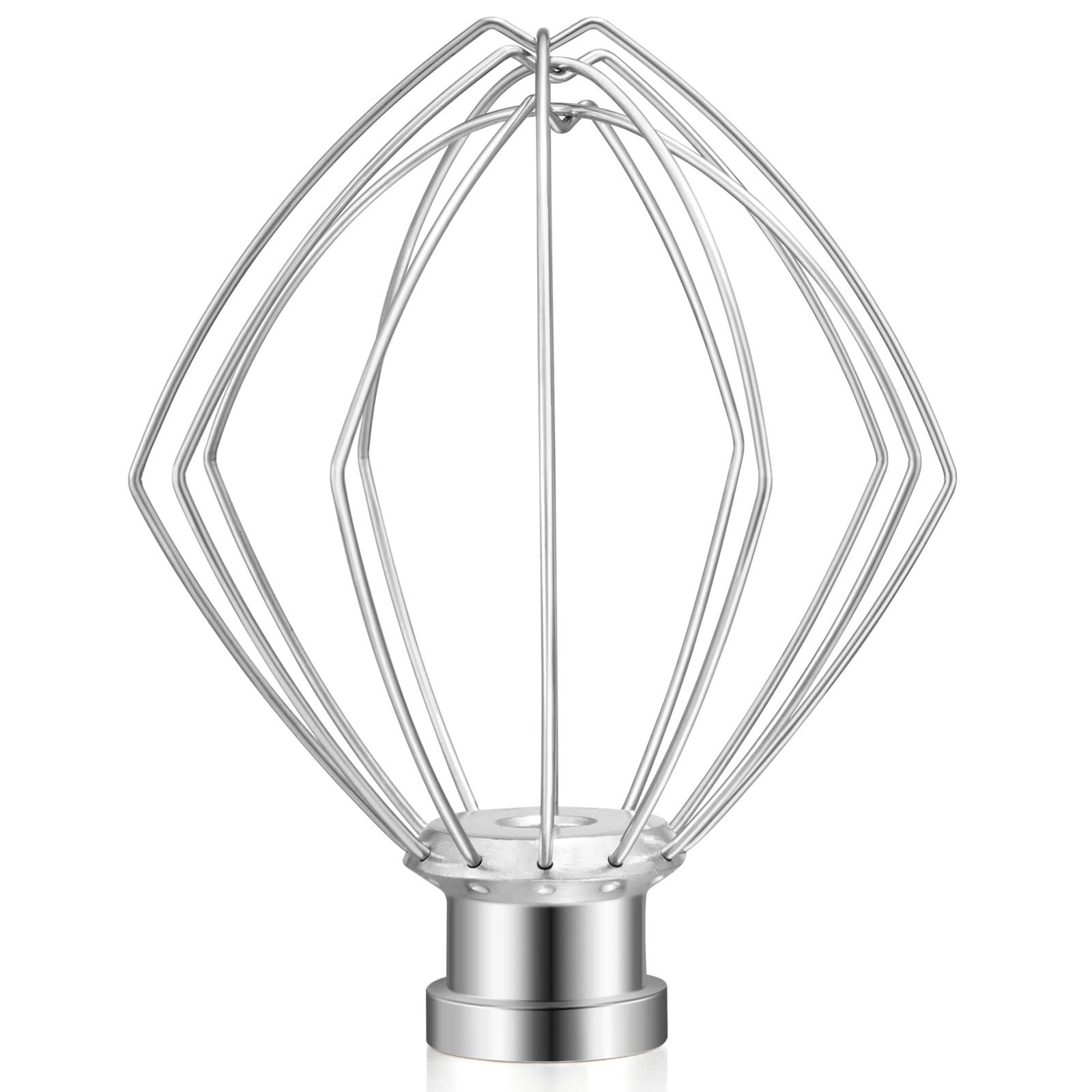 Stainless Steel Wire Whip Replacement for Bowl-Lift Mixer Accessory, Wire Whisk for Kitchenaid, Dishwasher Safe, Balloon Whisk