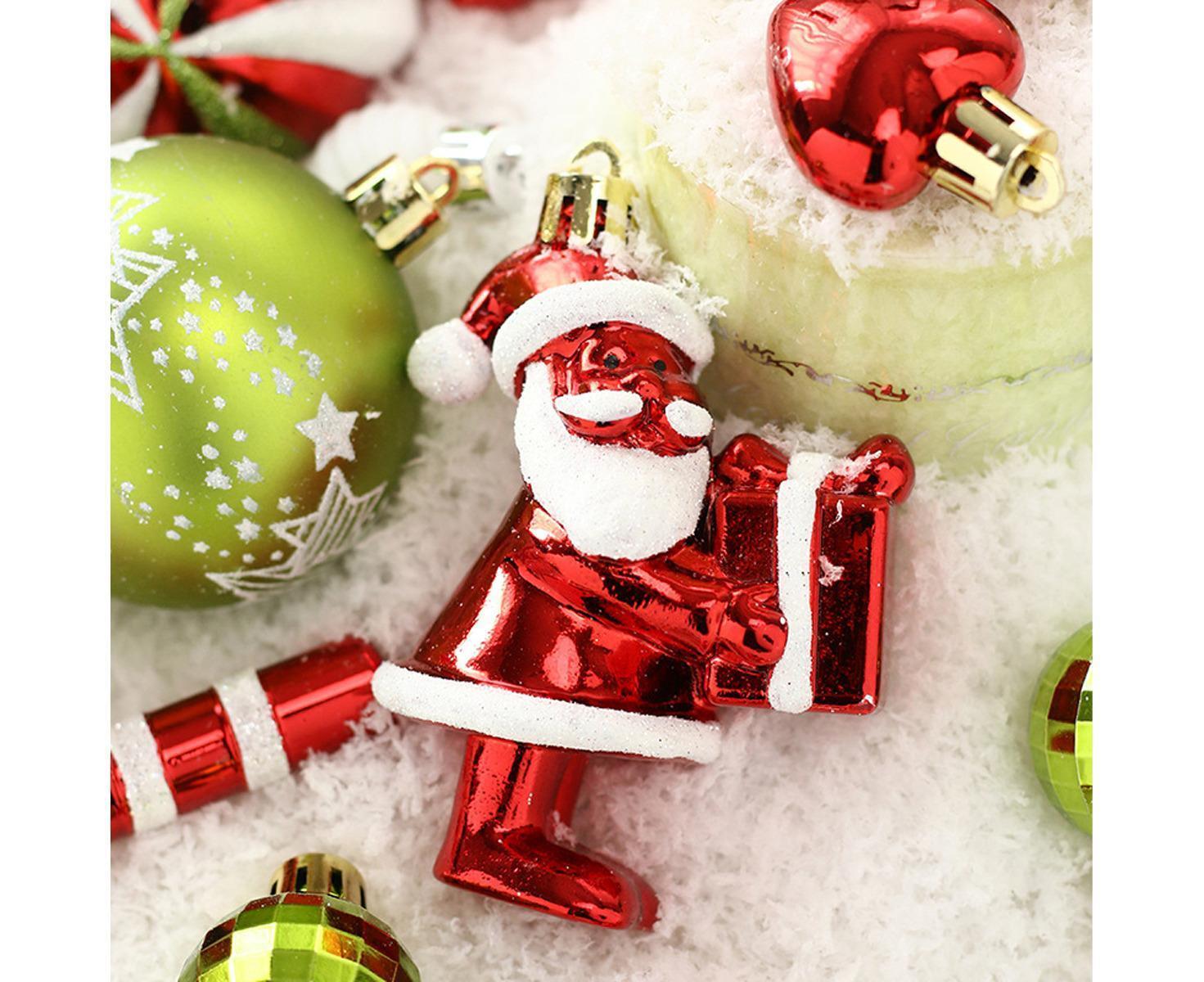 50Pcs Christmas Ornaments SetShatterproof Christmas Ball OrnamentsXmas Seasonal Decorative Assorted Baubles Pendants for Christmas Tree Party Holiday Indoor โ image 6