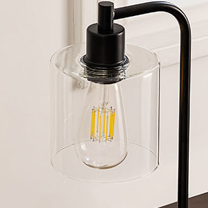 2x Pack Industrial Table Lamp with 2 USB Port for Bedside Nightstand Desk and Living Room Office (Bulb not Included) โ image 2