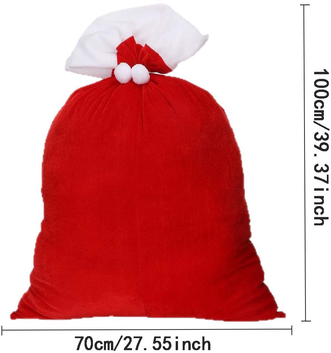 Gift Bags - Santa Claus Gift Bags - Extra Large Gift Bags - Red Christmas Wrapping Bags - For storing holiday gifts, sweets and surprises โ image 5