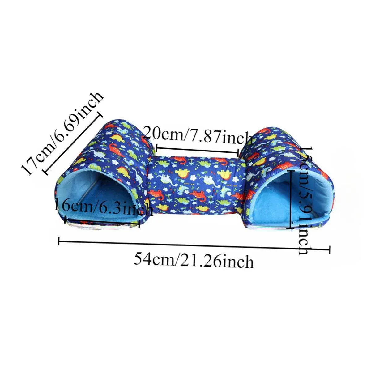 Small Pet Hamster Nest House Cotton Tunnel Comfortable Bedding for Hamsters - Pink — image 4