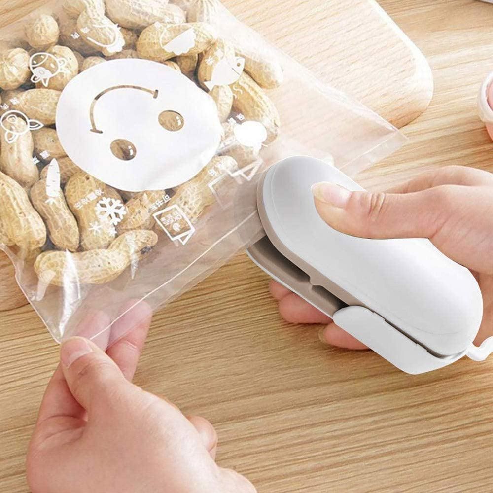 2 in 1 Heat Sealer and Cutter Mini Portable Bag Sealer Brown — image 3