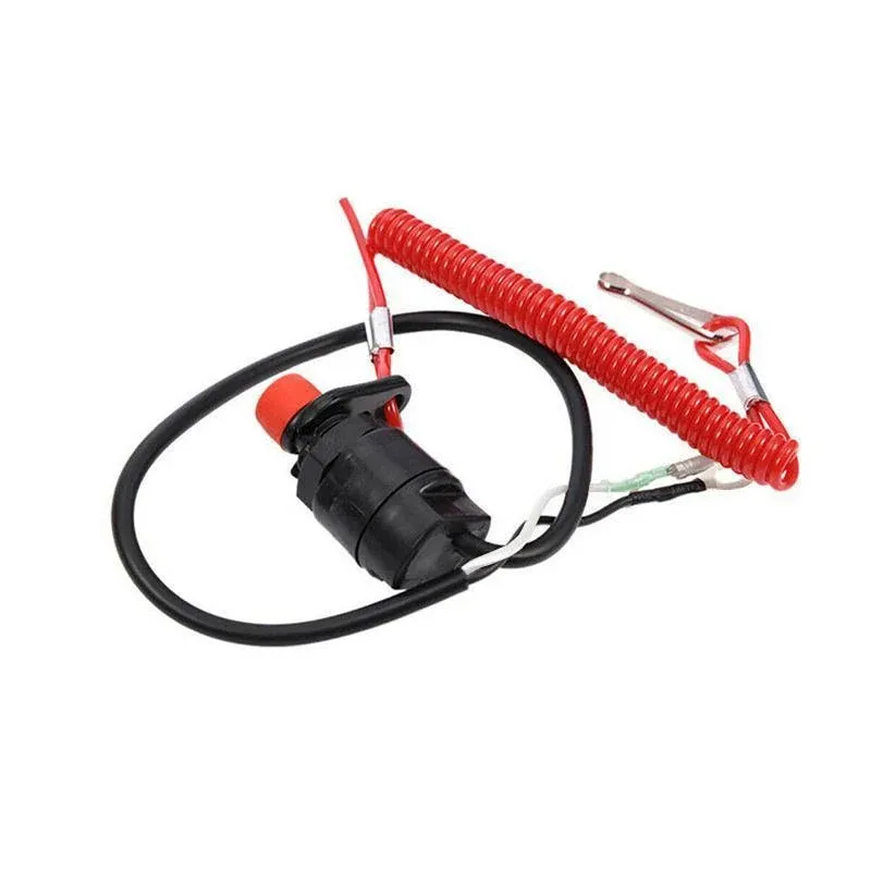 Boat Outboard Engine Motor Kill Stop Switch Emergency Tether Lanyard For Yamaha โ image 4
