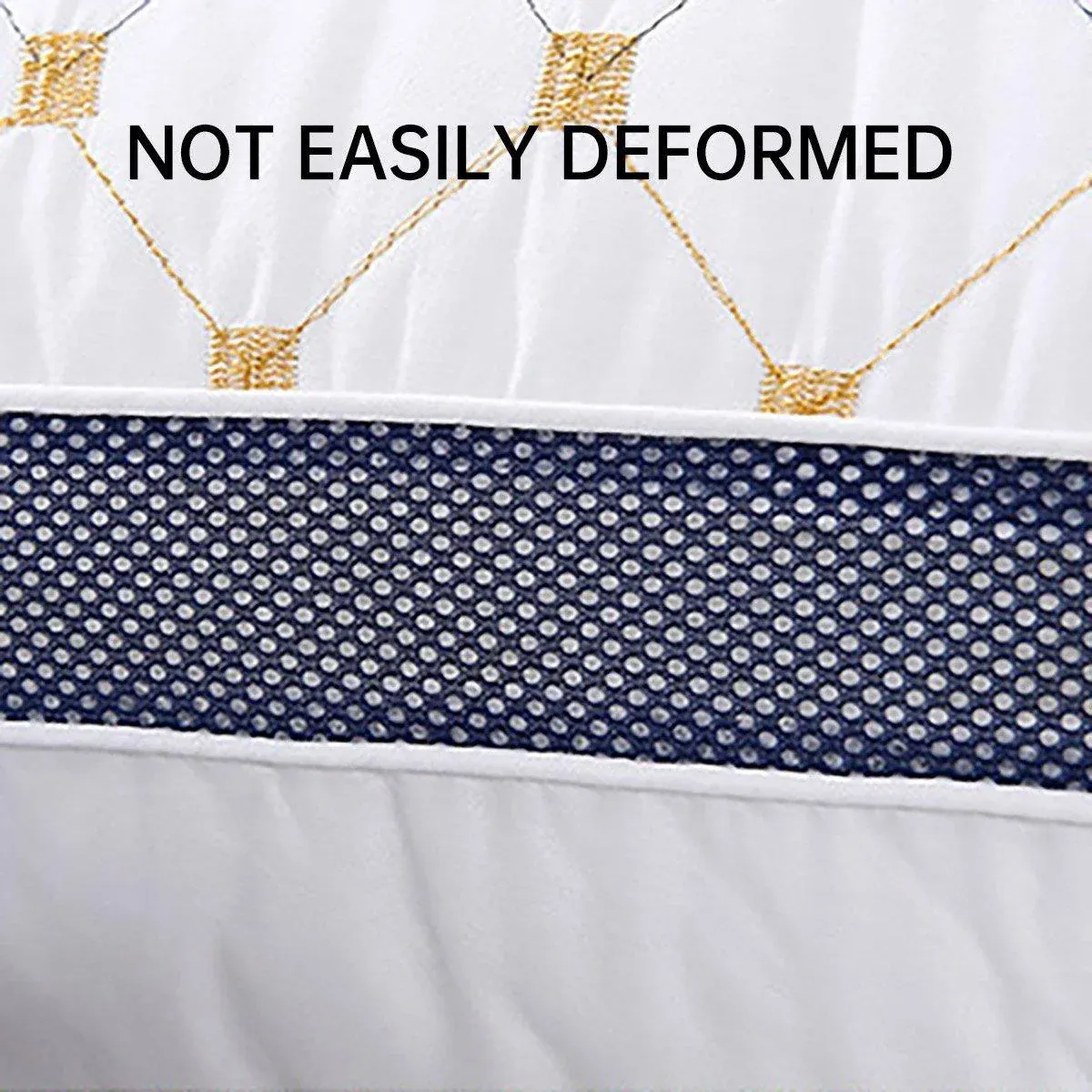 1/2PCS Hotel Style Polyester Fibre Pillow Washable High Rebound Support - 600g-2pcs — image 6