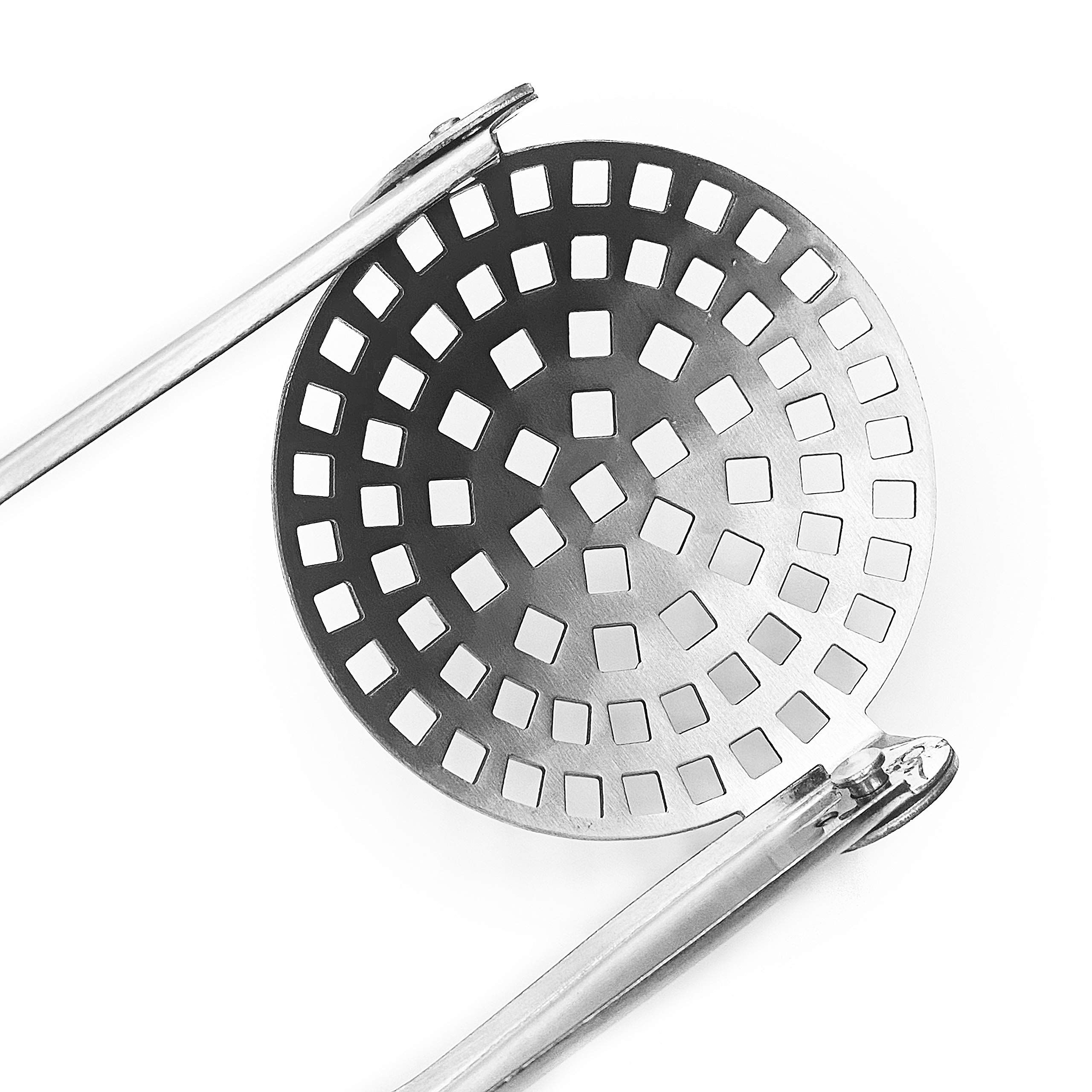 Stainless Steel Potato Masher - Heavy Duty with Garlic Press, Cooking and Kitchen Gadget - Convenient for Making Mashed Potatoes โ image 2
