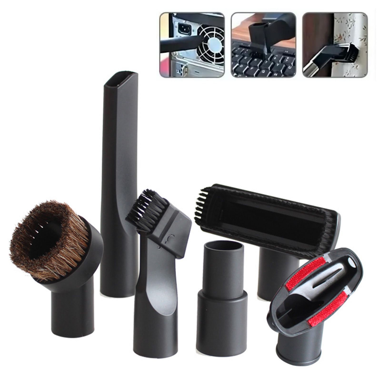 Vacuum Cleaner Accessories Replacement Brush Nozzle Vacuum Cleaning Kit for Floor Sofa Car 6pcs โ image 6