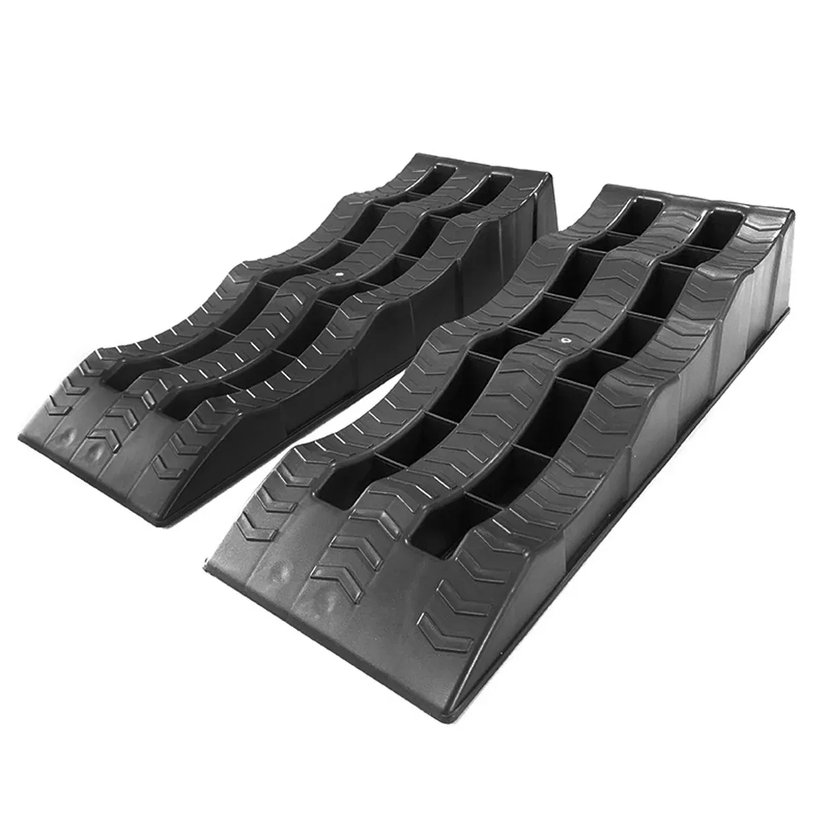 2pcs Plastic Three Step Parking Tire Pads for Cars Recreational Vehicles RV β image 2