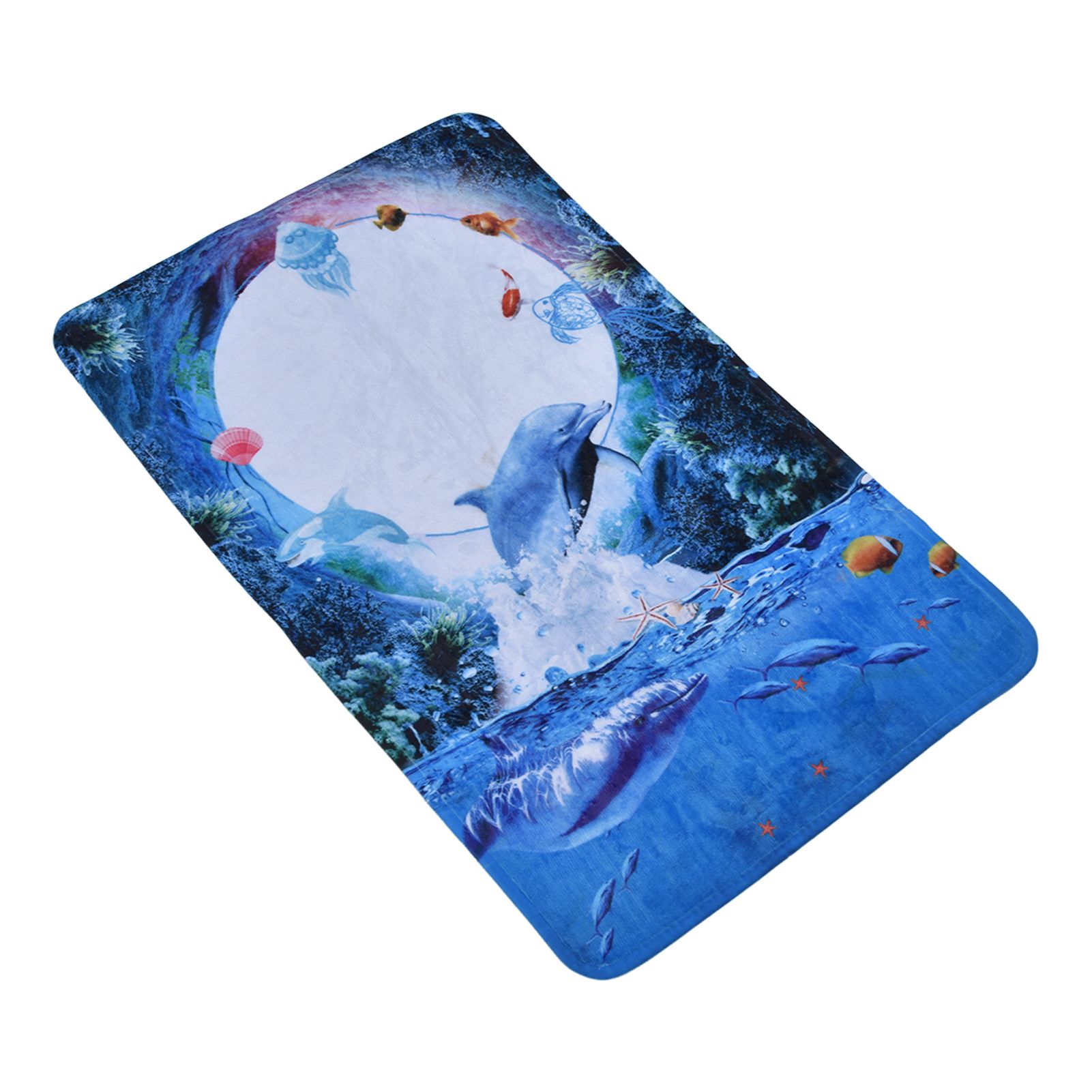 Home Floor Mat Flannel Corridor Carpet Anti Slip Mat Bathroom Kitchen Printed Carpet โ image 3