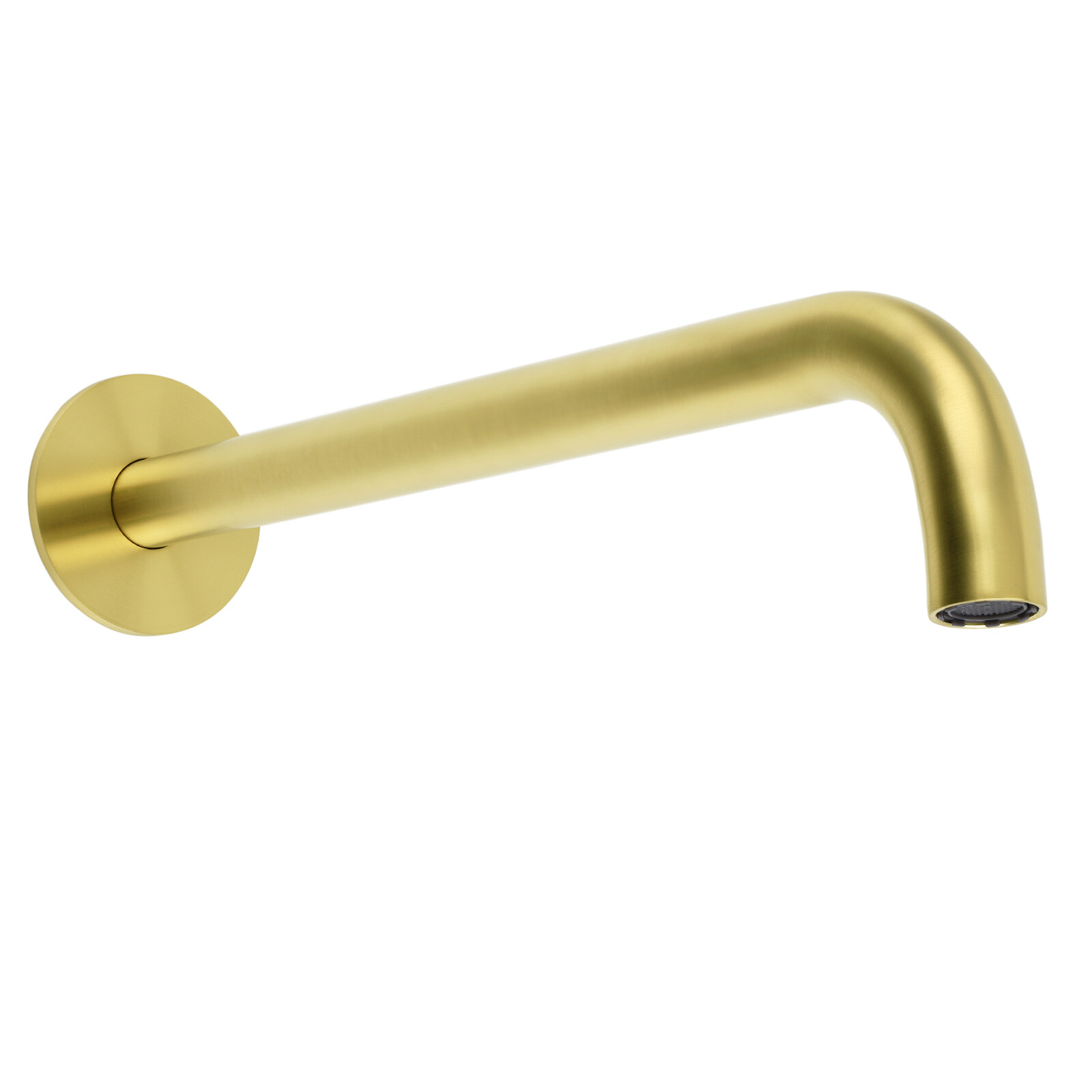 Bathroom 300mm Long Wall Mounted Extention Bath Tub Filler Spout Brushed Gold โ image 4