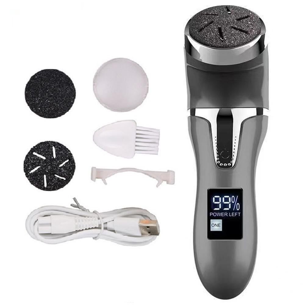 Electric Callus Remover for Feet Water-resistant 2 Speeds Pedicure Kit -Black and 12pcs kit โ image 3