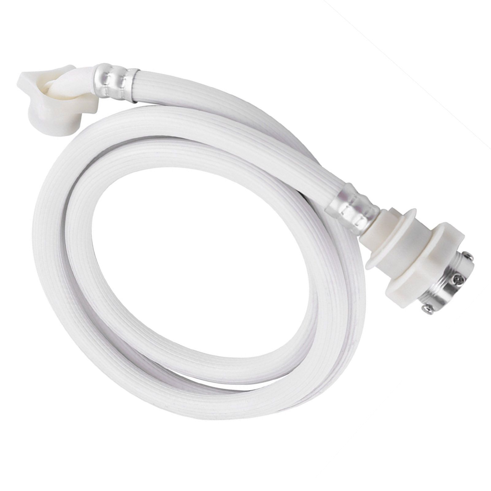 Washing Machine Water Inlet Hose Washer Pipe Tube Connector White Color Long Length 2m โ image 2