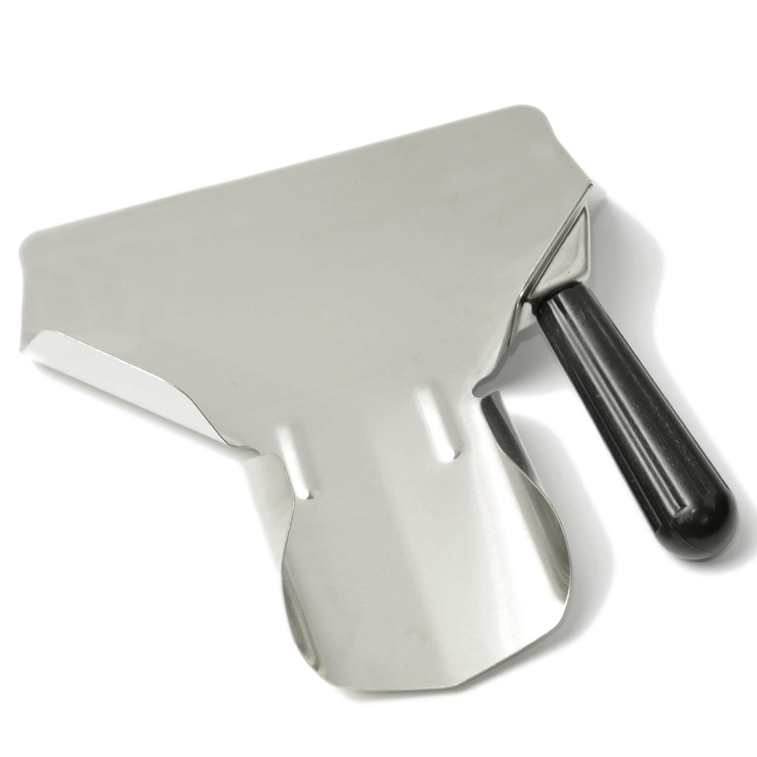 Stainless Steel French Fry Bagger Scoop Chip Popcorn Bagger Ice Candy Snacks Desserts Scooper, Right Handle
