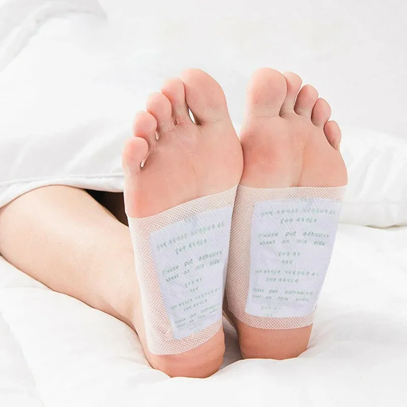 10-300 Ginger Herbal Detox Foot Patches for Slimming & Cleansing - 10PCS ā image 6