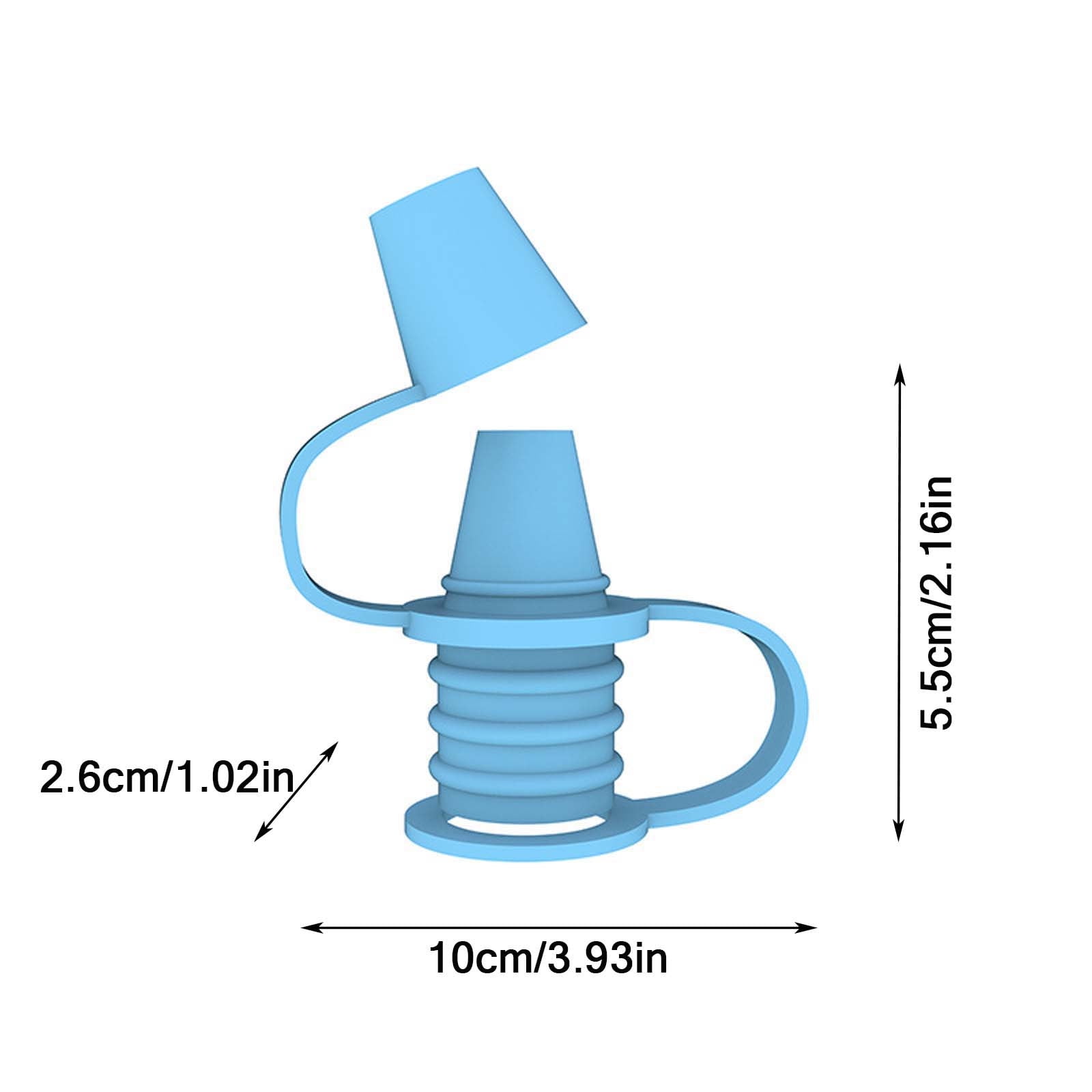 Silicone Sippy Top Spout with Protective Cap — image 3