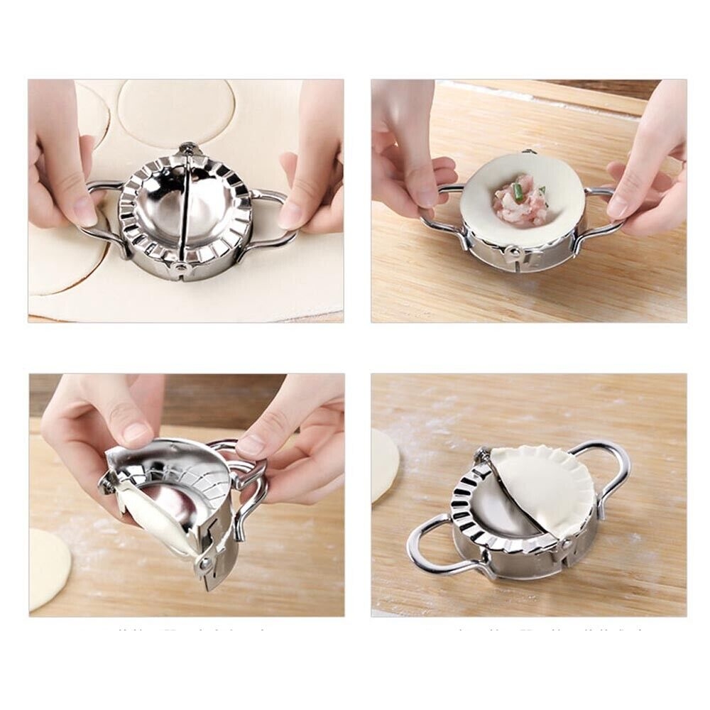 Dumpling Maker Set Stainless Steel Dough Press Making Mold Mould Tool AU โ image 4