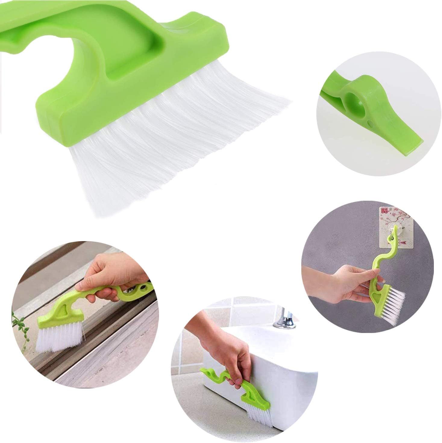8 Piece Cleaning Brush Set for Crevices and Door Rails โ image 4